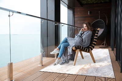 Nowoczesny dywan outdoor Marmurowa podłoga