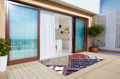 Nowoczesny dywan outdoor Retro mix