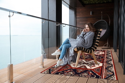 Tarasowy dywan zewnętrzny Wzór perski vintage