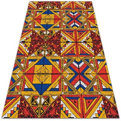 Tarasowy dywan zewnętrzny Kolorowe kafelki