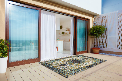 Tarasowy dywan zewnętrzny ozdoby perskie