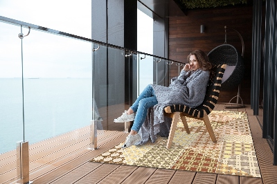 Dywan ogrodowy Stary kolaż