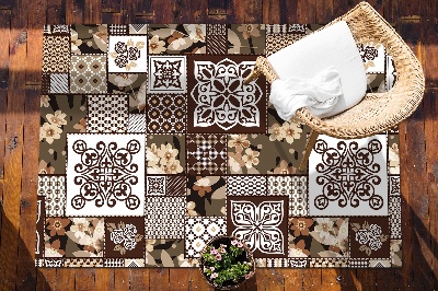 Tarasowy dywan zewnętrzny Styl indyjski