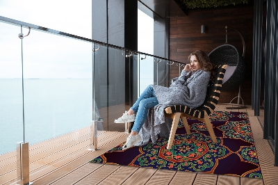 Dywan na taras zewnętrzny Ornament mandali