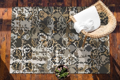 Dywan ogrodowy Abstrakcja retro