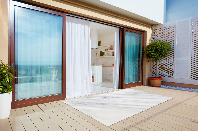 Dywan ogrodowy Zimowy stok marmurowy