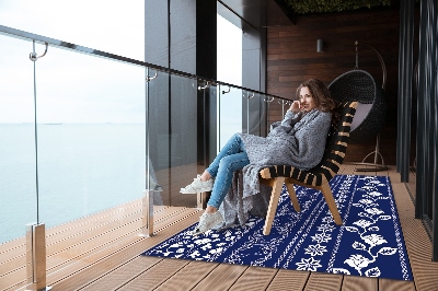 Dywan na taras zewnętrzny Kwiaty