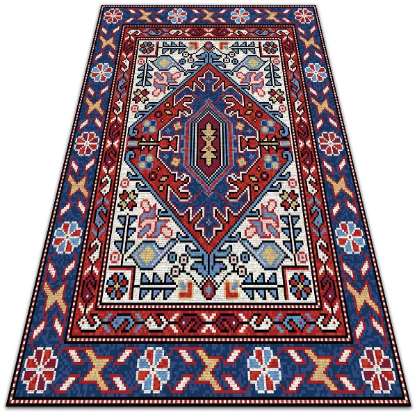 Nowoczesny dywan outdoor Ozdoby ludowe