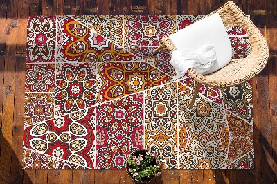 Tarasowy dywan zewnętrzny Etniczny patchwork