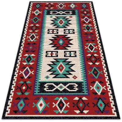 Nowoczesny dywan tarasowy Etniczne proste wzory