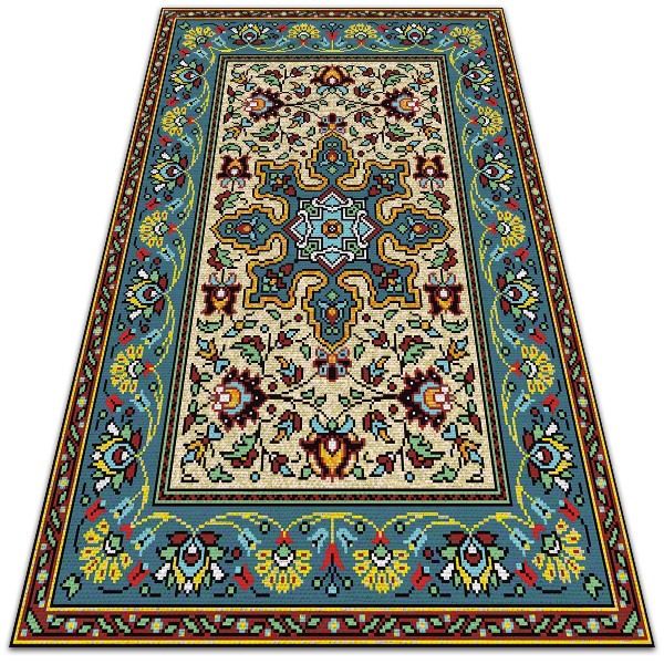 Nowoczesny dywan outdoor Kolorowe wzory geometryczne