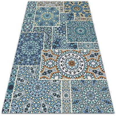 Nowoczesny dywan outdoor Mandala patchwork