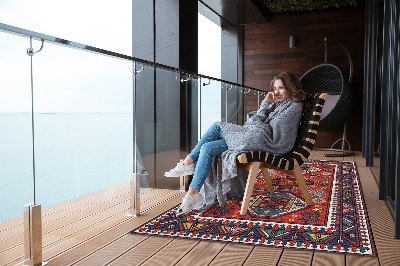 Nowoczesny dywan outdoor Tradycyjny styl ludowy