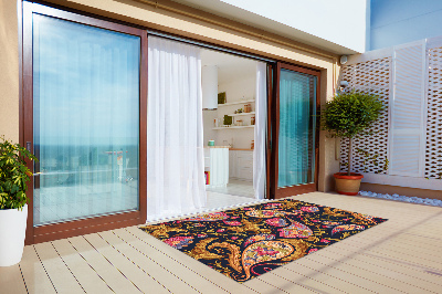 Tarasowy dywan zewnętrzny Kolorowy wzór paisley