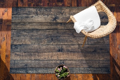 Dywan ogrodowy Ciemne deski