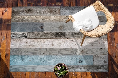 Nowoczesny dywan outdoor Stare deski