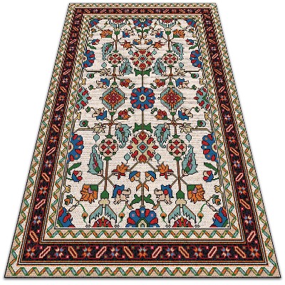 Tarasowy dywan zewnętrzny Mozaika florystyczna