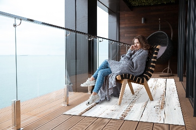 Dywan na taras zewnętrzny Rustykalne drewno