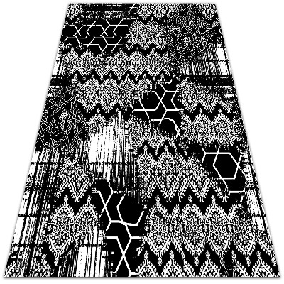 Piękny dywan zewnętrzny Chaotyczny gobelin wzór