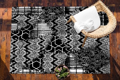 Nowoczesny dywan outdoor Chaotyczny wzór dywanu
