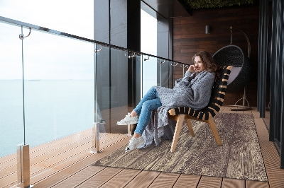 Tarasowy dywan zewnętrzny Ładne deski