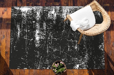 Dywan na taras zewnętrzny Czarny porysowany beton