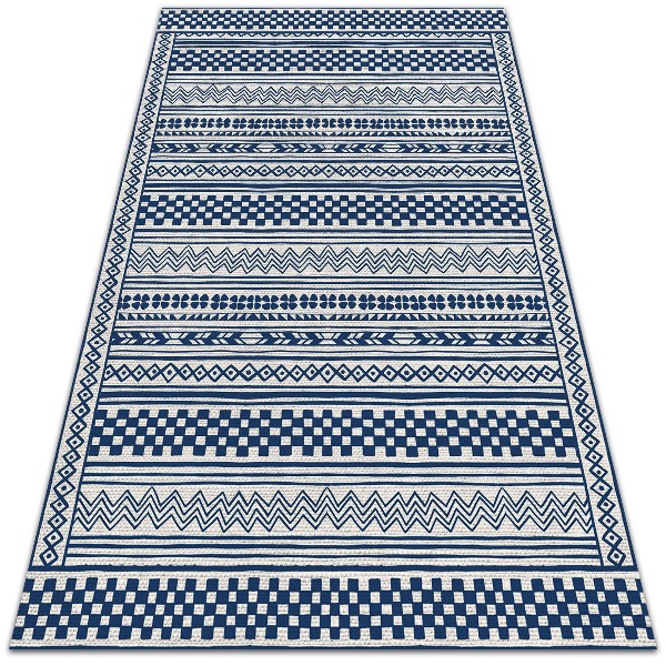 Nowoczesny dywan outdoor Nachylenie geometryczne