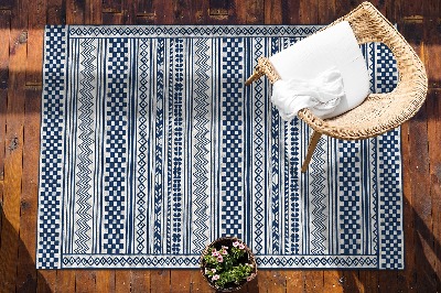 Nowoczesny dywan outdoor Nachylenie geometryczne