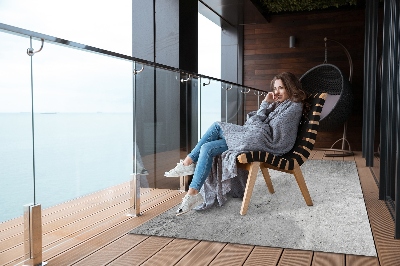 Tarasowy dywan zewnętrzny Szary beton