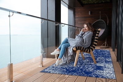 Nowoczesny dywan outdoor Chaotyczne kafelki