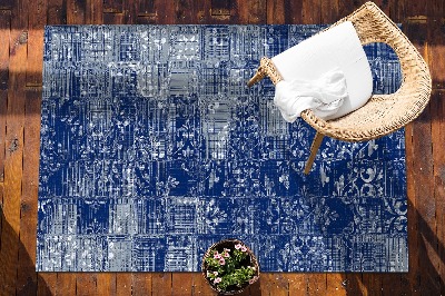 Nowoczesny dywan outdoor Chaotyczne kafelki