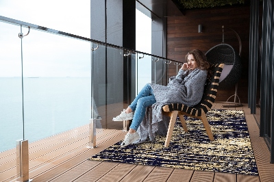 Dywan na taras zewnętrzny Tekstura uszkodzonej tkaniny