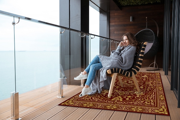 Nowoczesny dywan outdoor Stary wzór