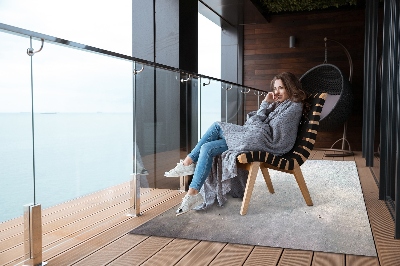 Dywan na taras zewnętrzny Gładki beton