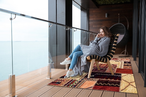 Dywan ogrodowy Abstrakcyjny patchwork