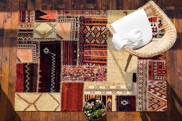 Dywan ogrodowy Abstrakcyjny patchwork