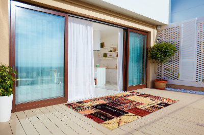 Dywan ogrodowy Abstrakcyjny patchwork