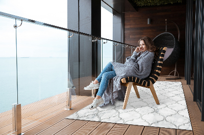 Nowoczesny dywan outdoor Wzór marokański