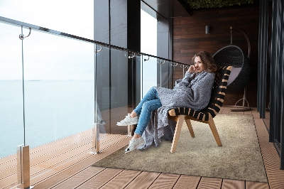 Nowoczesny dywan outdoor Beton pustynny