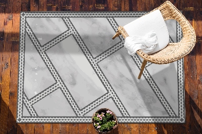 Dywan ogrodowy Dekoracyjne płytki marmurowe