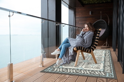 Tarasowy dywan zewnętrzny Płytki vintage