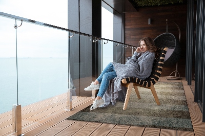 Nowoczesny dywan outdoor Paski poziome