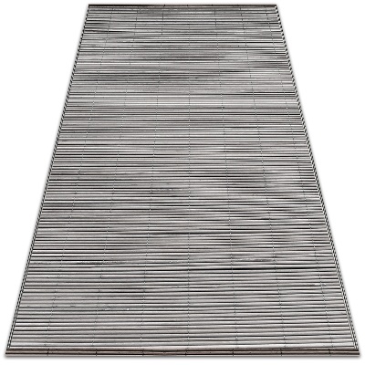 Nowoczesny dywan outdoor Mata bambusowa