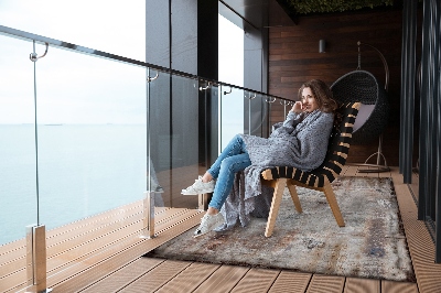 Tarasowy dywan zewnętrzny Liść rdzy