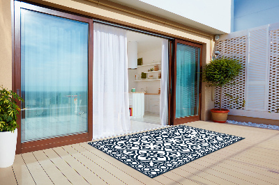 Nowoczesny dywan outdoor Płytka portugalska