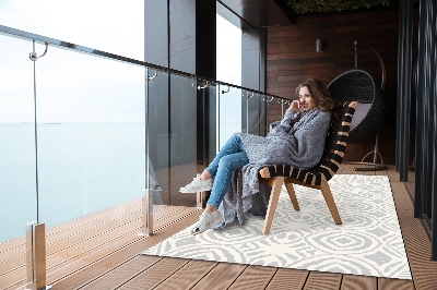 Nowoczesny dywan outdoor Wzór ryby