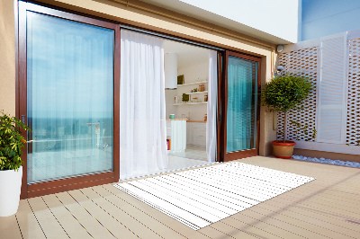 Dywan ogrodowy Stare białe tablice