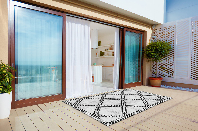 Nowoczesny dywan na balkon wzór Marmur wzorek