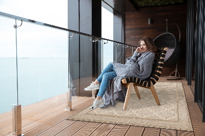 Nowoczesny dywan outdoor Koniczyna marokańska