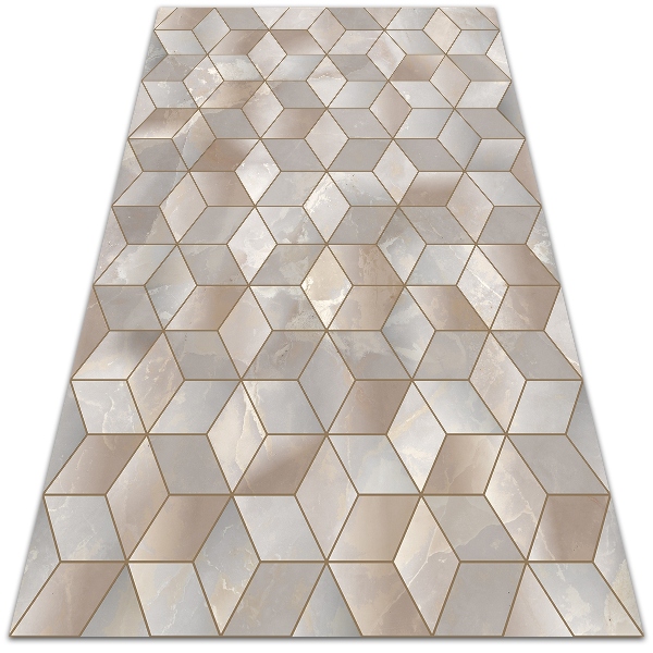 Dywan ogrodowy Brązowe bloki